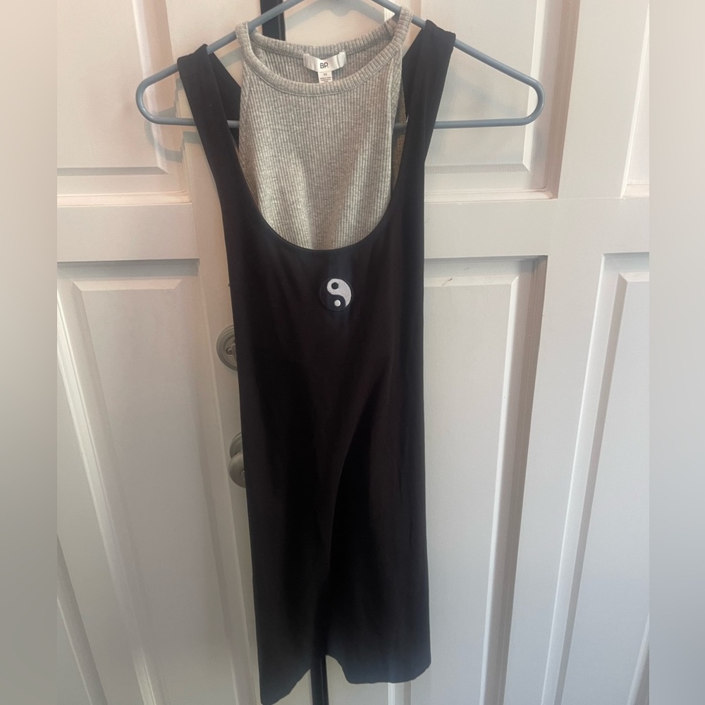 NWT BP 2 piece Ying Yang Tank Dress size M